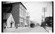 Newport News Virginia Washington Ave Standard Postcard COPY RPPC picture