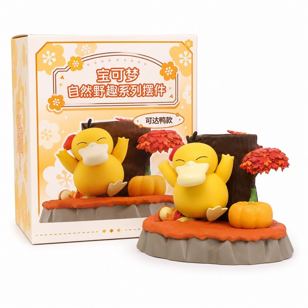 Langbowang Pokemon Nature Adventure Series PVC Figure Statue - Psyduck Langbowang Pokemon Nature Adventure Series PVC Figure Statue - Psyduck