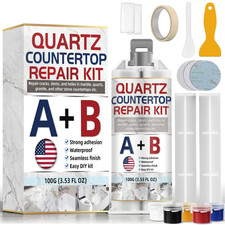 Quartz Countertop Repair Kit Chip Crack Scratch Marble Granite Porcelain Tile picture