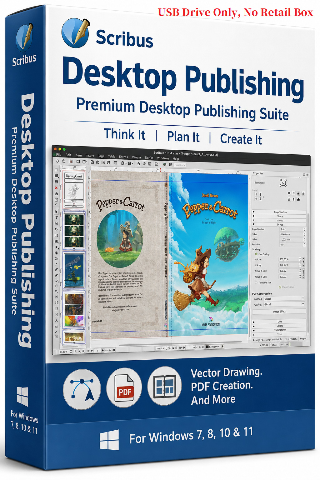 Desktop Publisher Professional Publishing Print Design Software Program 2026 USB Desktop Publisher Professional Publishing Print Design Software Program 2026 USB