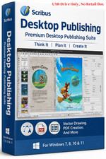 Desktop Publisher Professional Publishing Print Design Software Program 2026 USB picture