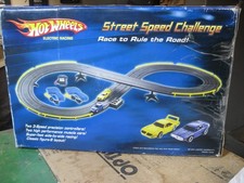 Tyco/Hot Wheels HO Slot Car Street Speed Challenge Racing set  w cars tested!!! picture