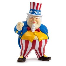 KidRobot UNCLE SCAM 8 Inch Vinyl Figure  Red, White Blue Edition by Ron English picture