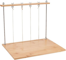 Bookbinding Sewing Frame Set, Wood Book Binding Kit with Rectangle picture