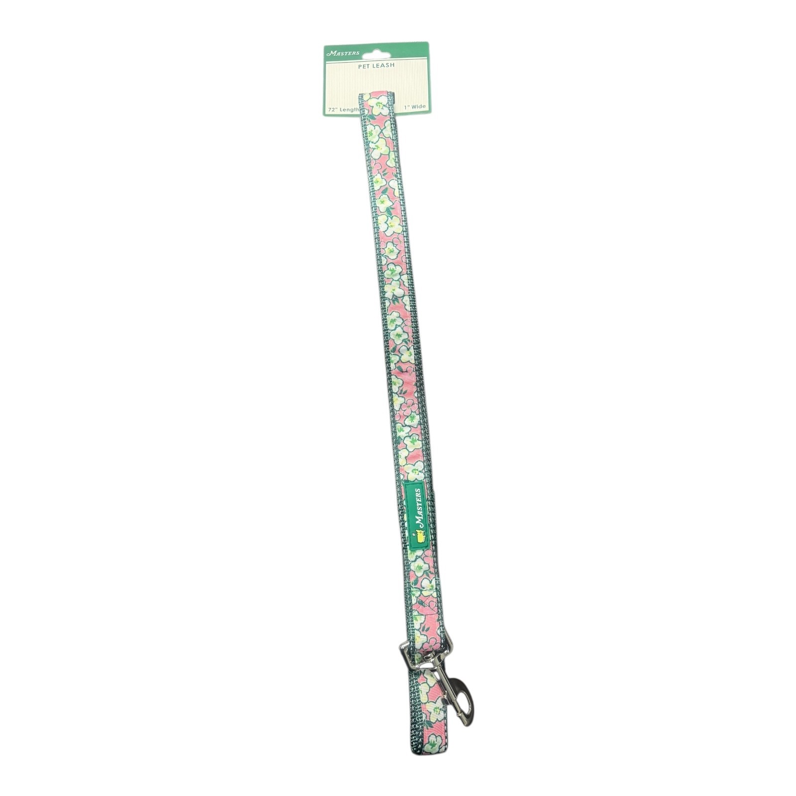 2026 Masters Floral Green And Pink Pet Leash  72” length 1” wide Amazing Product