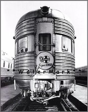 Santa Fe Railroad 1940 Super Chief Vintage Poster Print Retro Style B&W Art picture
