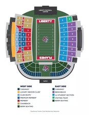 TWO Tickets (2) To The Liberty Flames vs. Ball State Cardinals Football Game picture