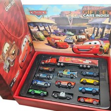 Selling 12Pcs Pixar Cars Gift Box Metal Diecast Lightning Mcqueen Car Model Toy  picture