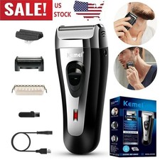 Mens USB Electric Shaver Trimmer Razor Rechargeable Hair Beard Shaving Machine picture
