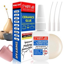 Ceramic Glue, Clear Super Ceramic Glue Repair Kit for Pottery and Porcelain, Foo picture