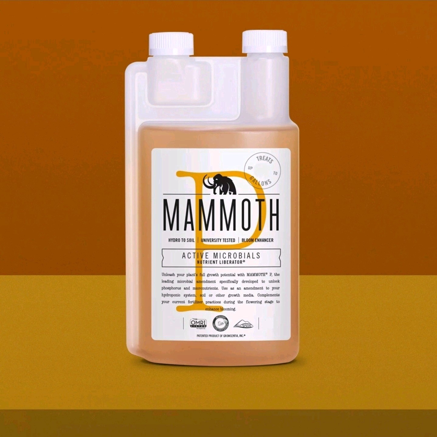 Mammoth P Bloom Booster | Organic Microbial Inoculant | 16% Increase Yields 15mL Mammoth P Bloom Booster | Organic Microbial Inoculant | 16% Increase Yields 15mL