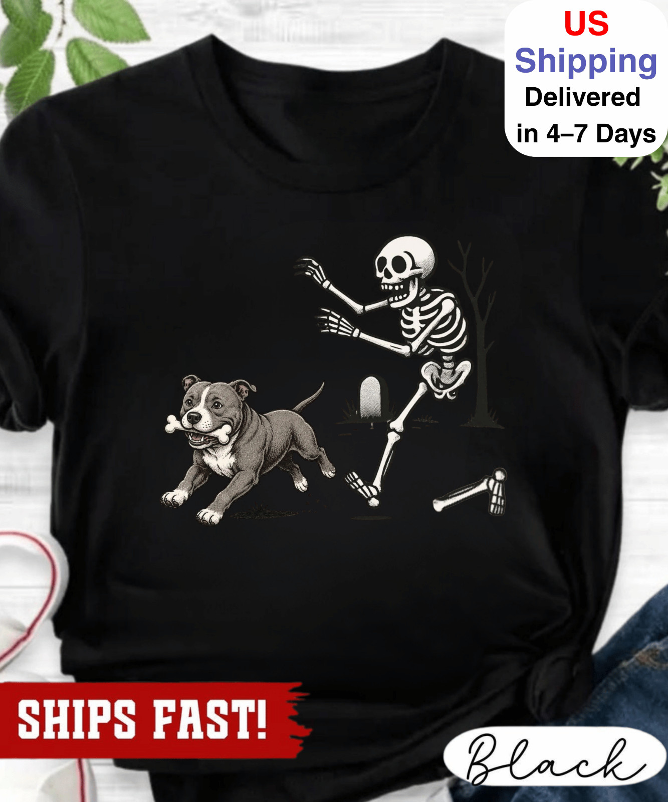 Halloween Pitbull Dog Shirt, Halloween Dog Shirt, Funny Pitbull Shirt, Pitbull L