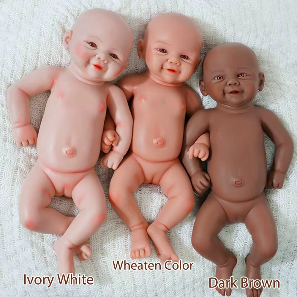 16.93 Inch Full Body Silicone Reborn Baby Girl 2.6 KG Lifelike Silicon Doll