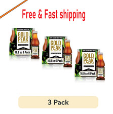 3Pk Gold Peak Real Brewed Tea Zero Sugar Diet, Tea Drink, 16.9 fl oz, 18 Bottles picture