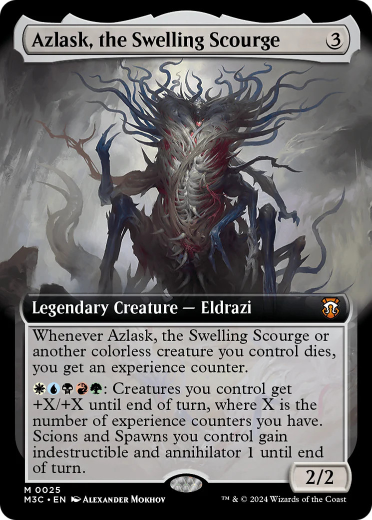 MTG Azlask, the Swelling Scourge (Extended Art) [Modern Horizons 3 Commander] Ne