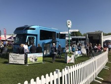 Photo 12x8 Horseboxes for sale at Badminton  c2018 picture