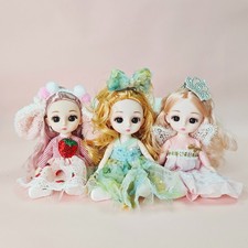3 PCS 6 In Mini Dolls Small Princess Girl Doll for 3+ Year Old Little Girls Gift picture