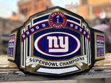 NFL Championship belt Super Bowl New York Giants Football 4mm Brass adult size picture