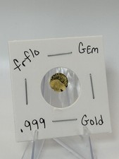 Gold Coin .999 Fine Gold 1/4 Gram #40 picture