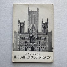 Vintage Guide to the Cathedral of Nidaros Albertsen 1946 Softcover Trondheim picture