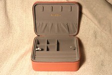 Pandora pink  zippered jewelry travel case box organizer picture