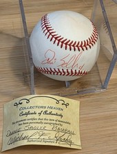 Autographed Donnie Sadler Signed Baseball with Collectors Heaven COA picture
