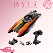 High Speed RC Boat 30+MPH 2 Batteries Reverse Function Orange picture