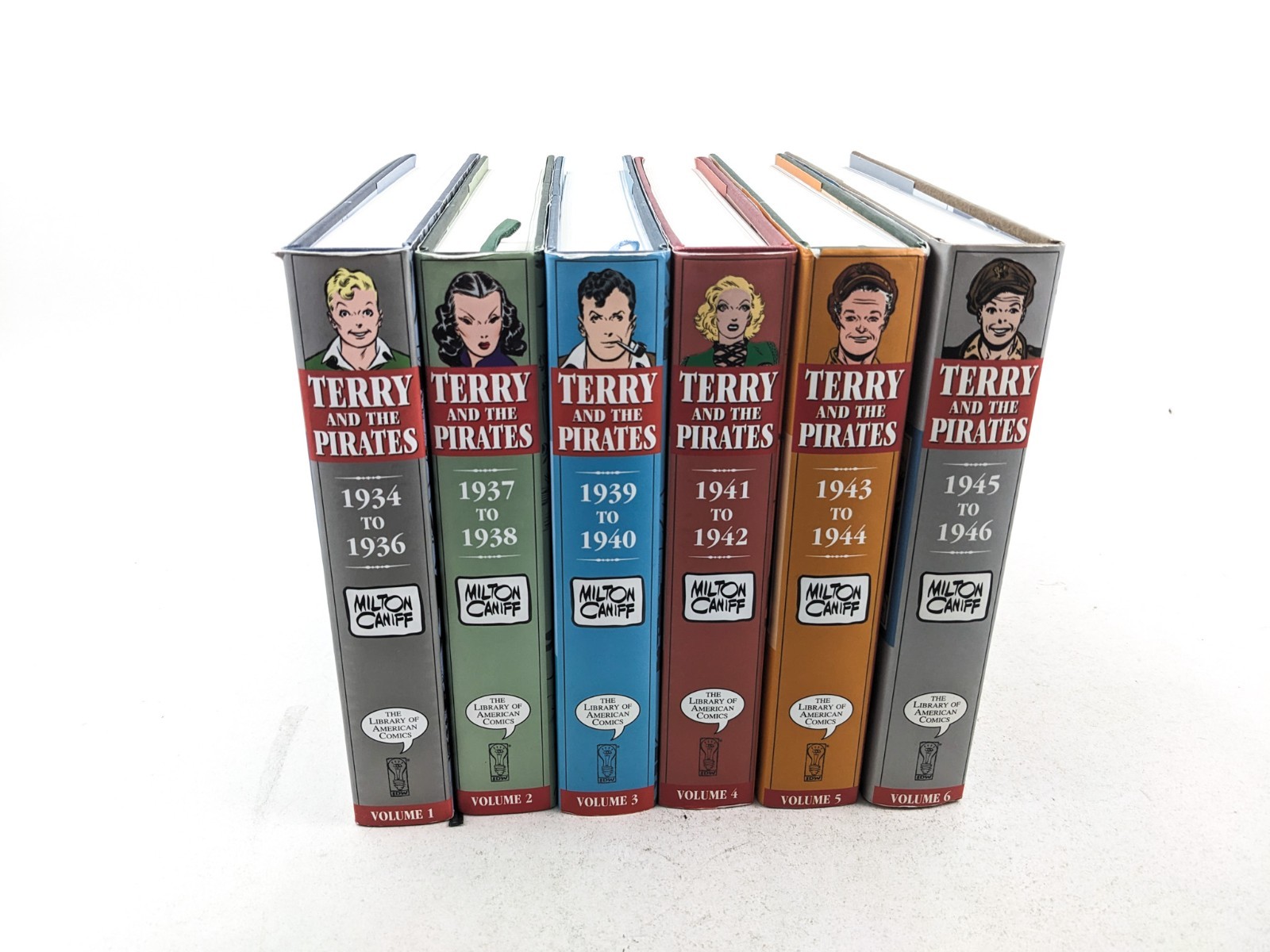 The Complete TERRY & the PIRATES 6-volume set Milt Caniff, IDW Publishing
