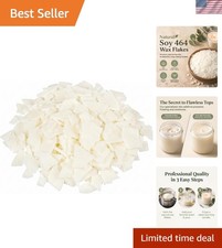 Natural Soy 464 Wax for Candle-Making: lb Flakes, 115-120F Melt Point picture