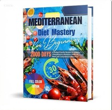 Mediterranean Diet Cookbook for Beginners | Healthy Eating Cookbook | Gift Ready picture