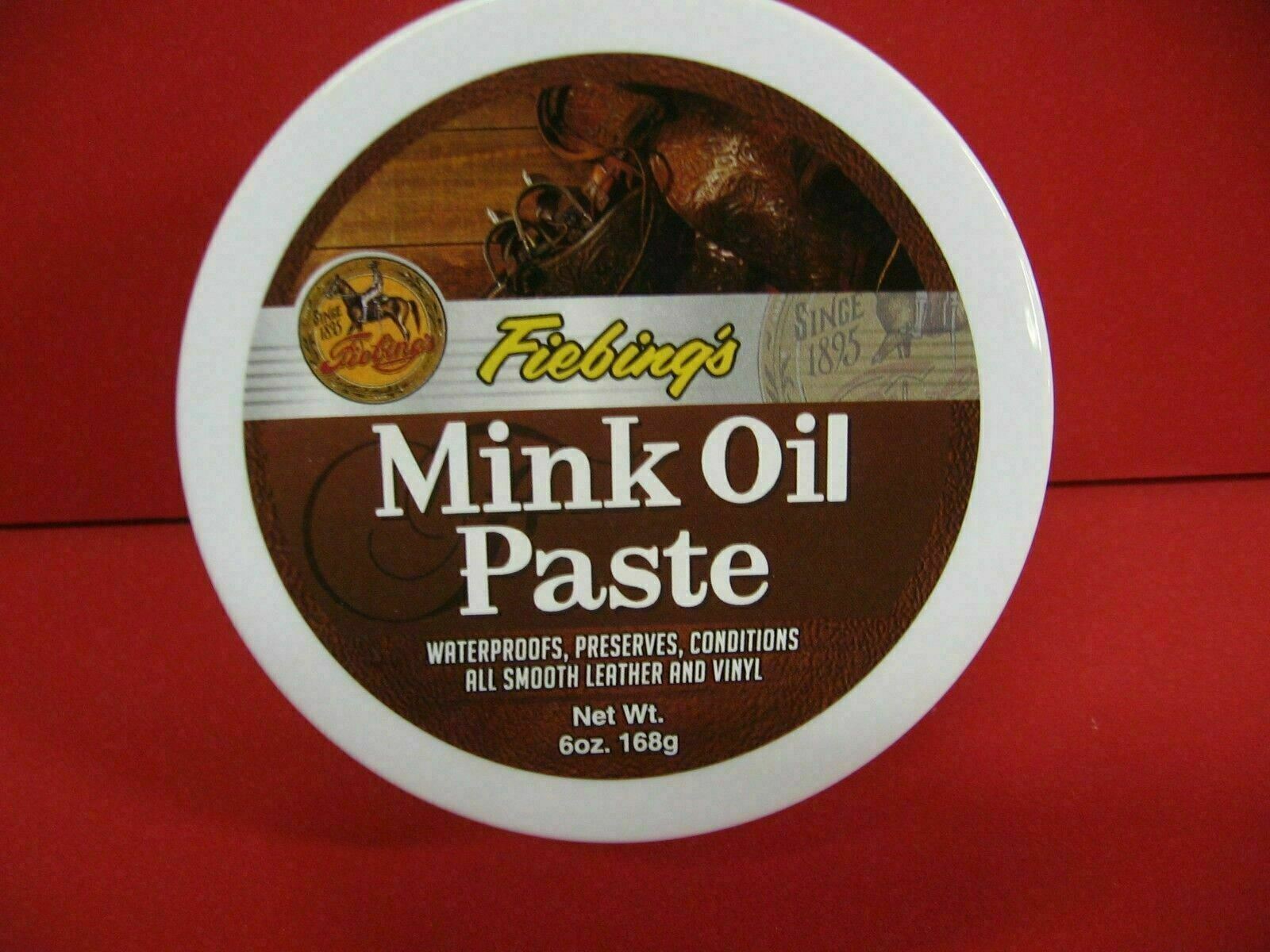 Fiebings Mink Oil 6 Oz. - Waterproofing Paste - Leather Preserver/Conditioner Fiebings Mink Oil 6 Oz. - Waterproofing Paste - Leather Preserver/Conditioner
