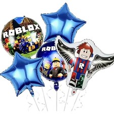 Video Game Themed Birthday Party Decorations Kit Party Supplies, Ro Blox Balloon picture