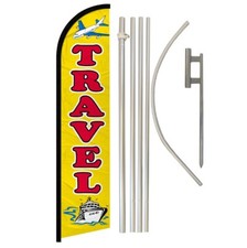 Travel Full Curve Windless Swooper Flag & Pole Kit Vacations picture
