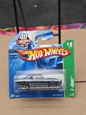 Hot Wheels SHORT CARD 2007 HW 69 CAMARO T-HUNT TH TRESURE HUNT 12/12 172/172 picture