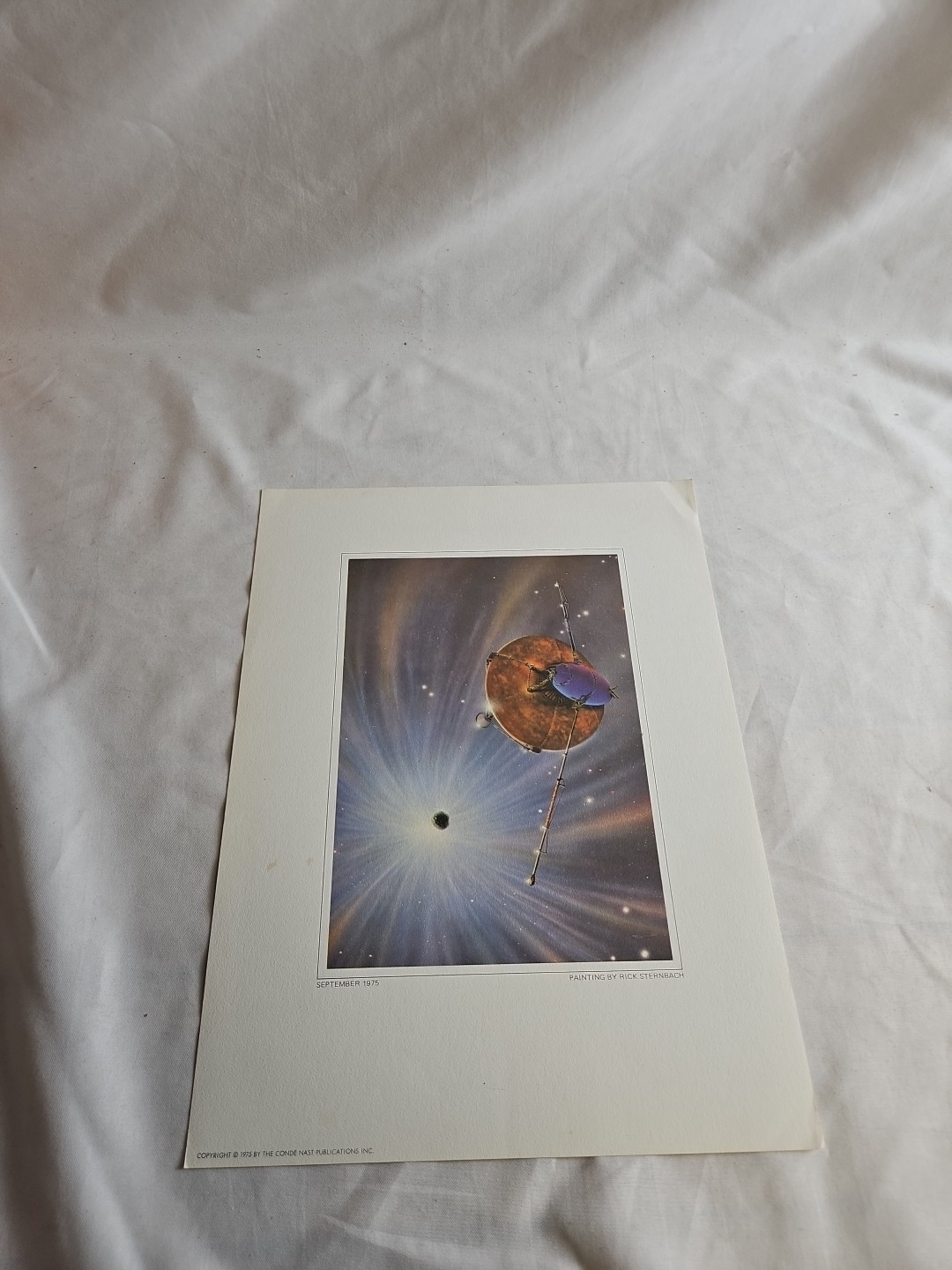 September 1975 Rick Sternbach Science Fiction Art Print by Conde Nast #IMG