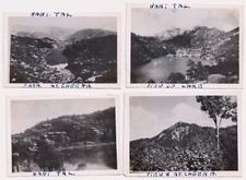 Lot 4 Vintage Photos Nainital India Lake & Mount Cheena Himalaya Hill Station picture