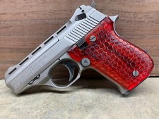 Custom Grips Phoenix Arms HP22, HP22A, HP25, HP25A Clear Red Color picture