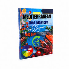 Mediterranean Recipes Cookbook | Weight Loss Recipes | Full Color Cookbook picture