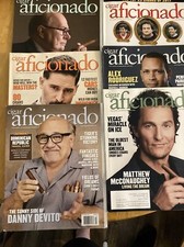 2018 Cigar Aficionado Magazines Devito Churchill McConaughey Animal House A Rod picture