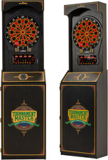 Electronic Dartboard Arcade Gaming Cabinet 24 Games Soft Tip Pro Darts Set picture
