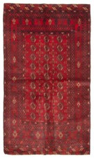 Vintage Traditional Hand-Knotted Area Rug 3'9" x 6'4" Oriental Wool Carpet picture