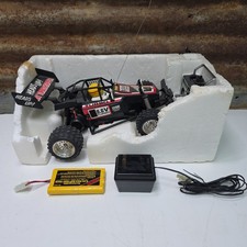 TESTED Vintage 1990 Tyco R/C 9.6V Black Heads Up Turbo HOPPER With Insert picture