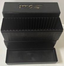 Lot of 4 PCGS Black Storage Coin Boxes - Holds 20 Coins Each - FREE SHIPPING picture