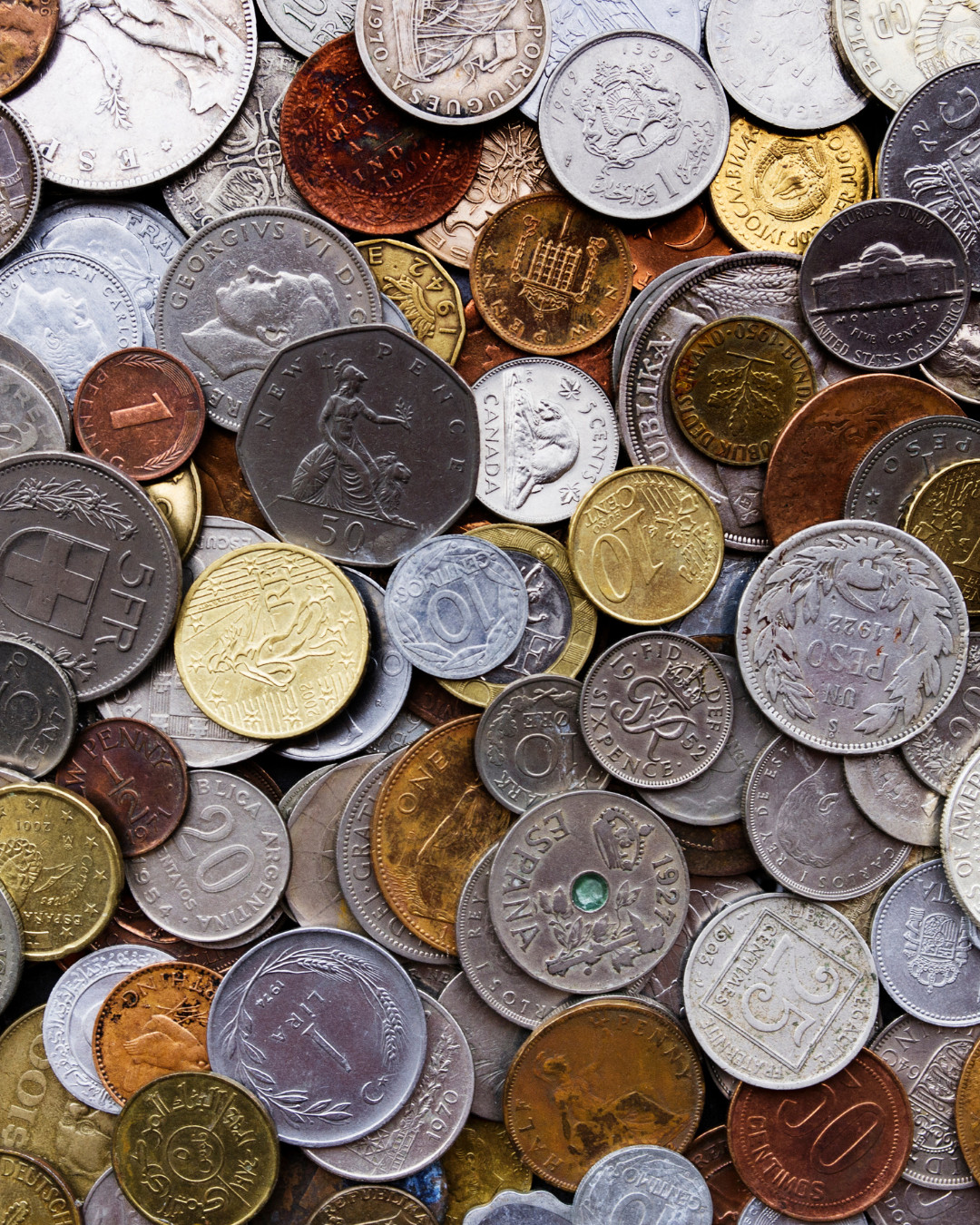 WORLD Coins Grabbag INTERNATIONAL FOREIGN LOT Many Countries 85-100 countries WORLD Coins Grabbag INTERNATIONAL FOREIGN LOT Many Countries 85-100 countries