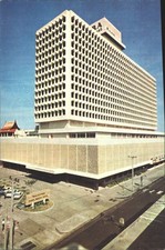 Postcard Indra Regent Hotel Bangkok Thailand. Vintage 70s Architecture Old picture