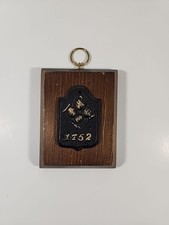 MUTUAL INSURANCE FIRE MARK CAST IRON NO. 1752 PLAQUE  picture