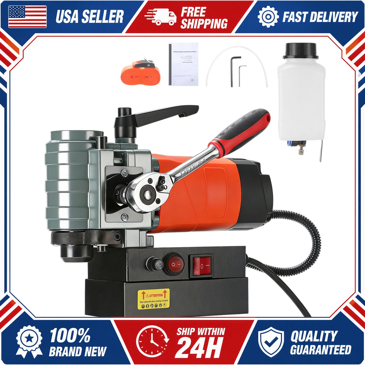 1300W Low Profile Mag Drill Light Weight Portable Magnetic Drill Press Portable 1300W Low Profile Mag Drill Light Weight Portable Magnetic Drill Press Portable