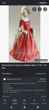 Royal Doulton 1945 Vintage Bone China Figurine Sabbath Morning, 7.5" picture