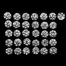 100 PCS Loose Lab Grown CVD Diamond 3.00 MM Round D Color, IF CLARITY Certified picture