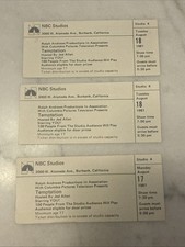 Television  taping tickets For “Temptation” Game Show 1981-Jed Allen picture